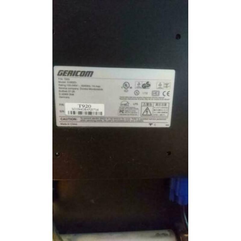 Gericom monitor, beeldscherm, lcd scherm