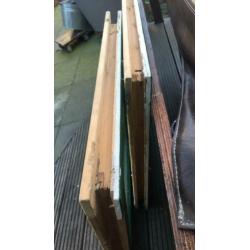 Dubbel glas met blokhut kozyn voor 28mm blokhutprofiel