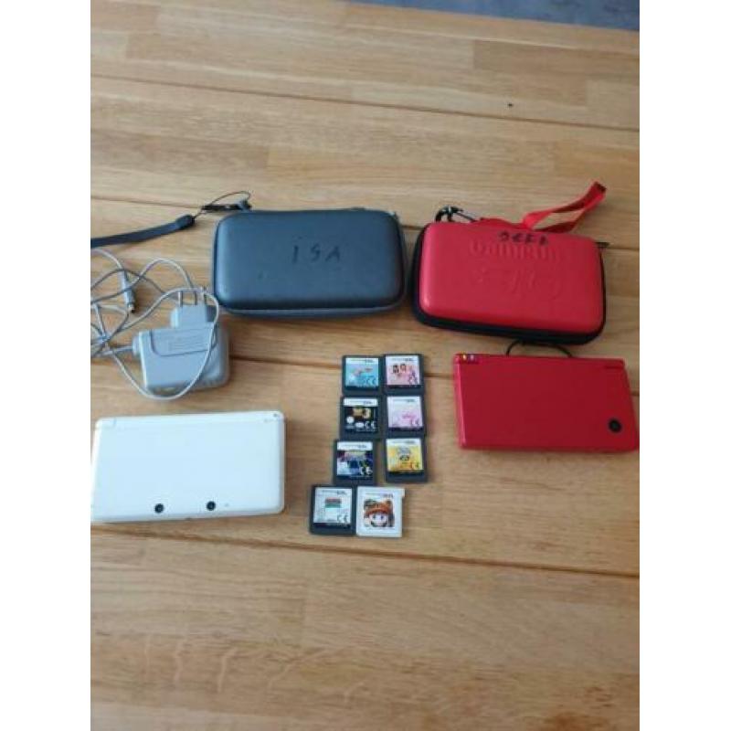 2 x nintendo ds.