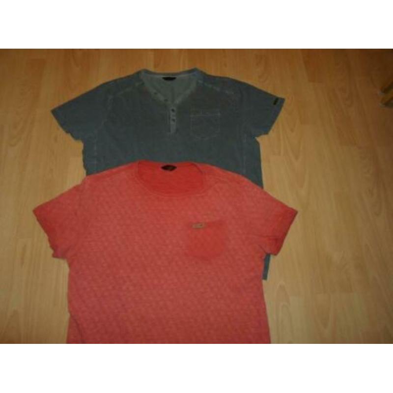 2x Pall Mall PME Legend T-shirts maat XL (GO)