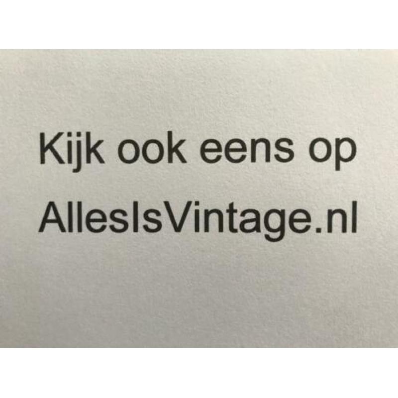 Retro/Brokante Set van 2 Brabantia emaille blikken voor Thee