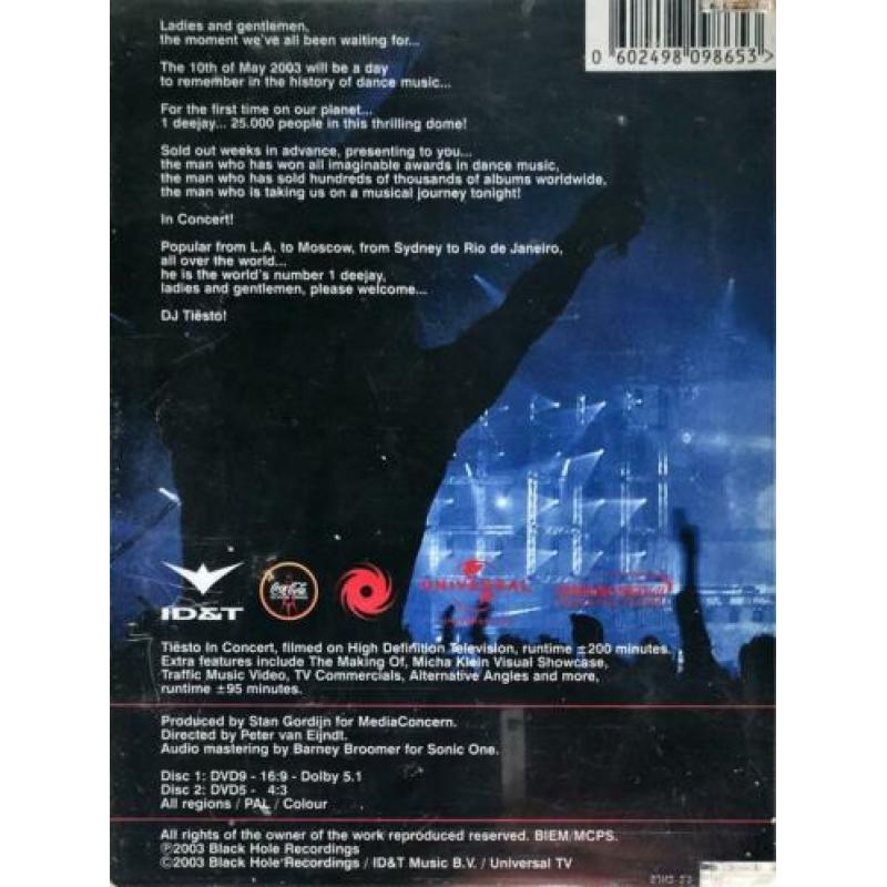 Tiësto - In Concert (2dvd)