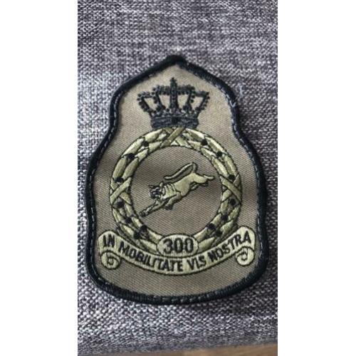 Crown kroon badge 300 sqn low vis. Kleine versie