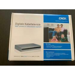 Digi 1 digitale kabeltelevisie nieuw in doos tv ontvanger