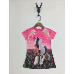 Paarden t-shirts maat 98