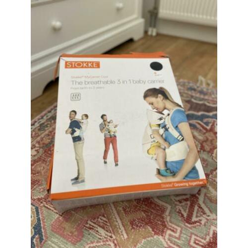 Stokke draagzak zwart zgan!