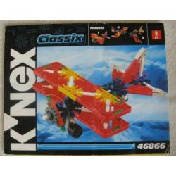 K"Nnex vliegtuig model 46866 in koffer. 3 modellen Knex.