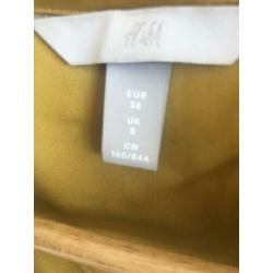 Goud kleurige blouse van de H&M maat S