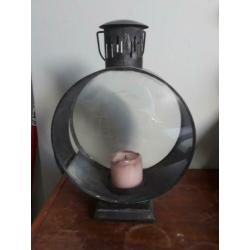 Uniek windlicht kandelaar bol glas de Weldaad