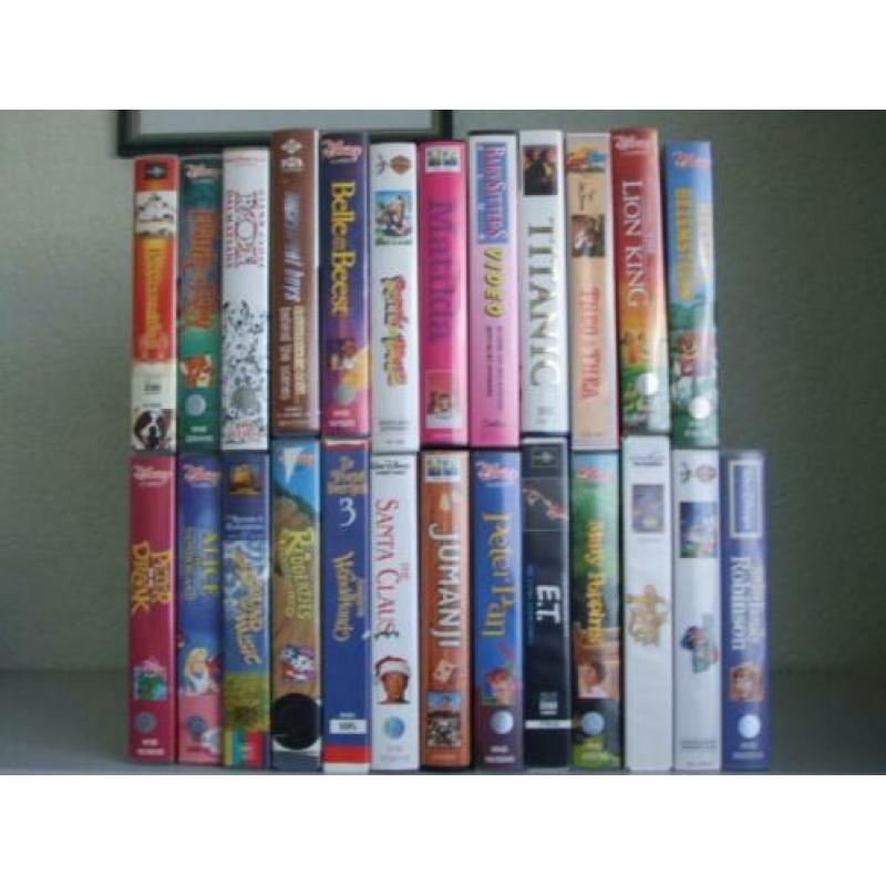 VHS Vidio banden 27 stuks in goede staat