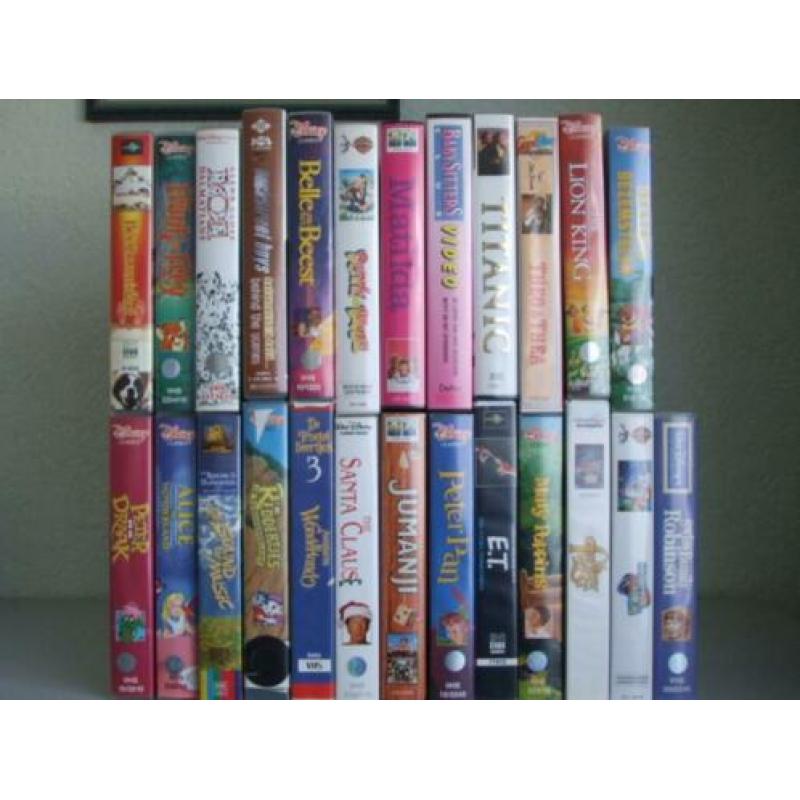 VHS Vidio banden 27 stuks in goede staat