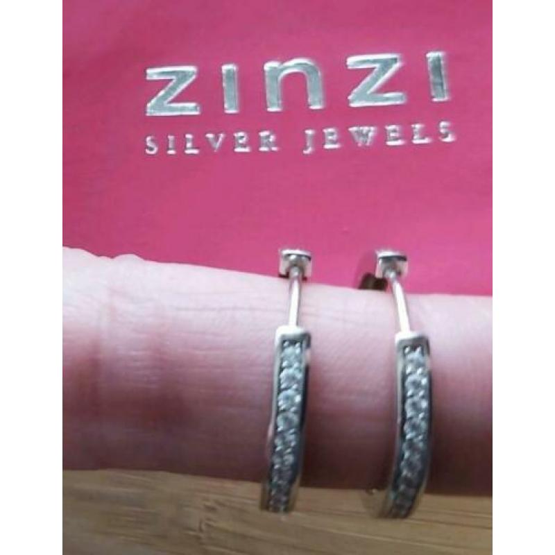 Zinzi creolen met zirkonia NIEUW!