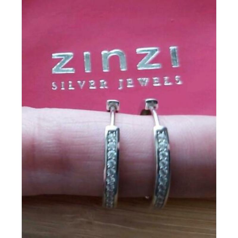 Zinzi creolen met zirkonia NIEUW!