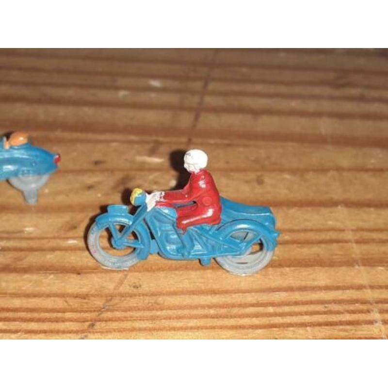 3 lego moter/ fietsertjes jaren 50