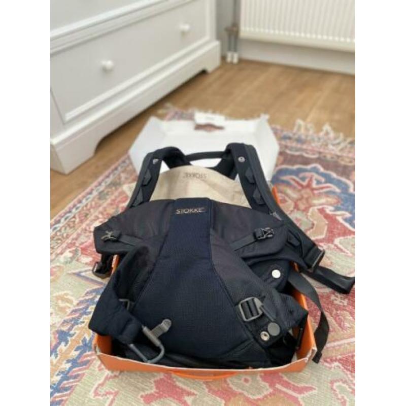 Stokke draagzak zwart zgan!