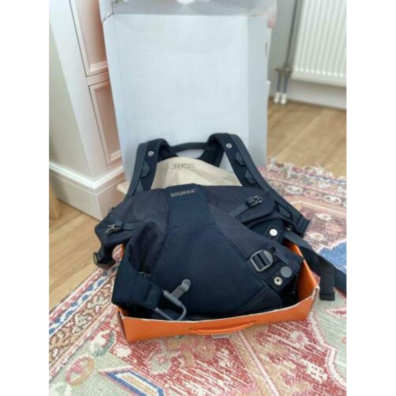 Stokke draagzak zwart zgan!