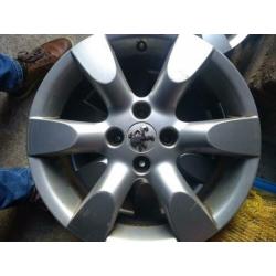 Aluminium velgen voor Peugeot