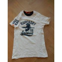 Rood shirt/T-shirt van Superdry, maat L