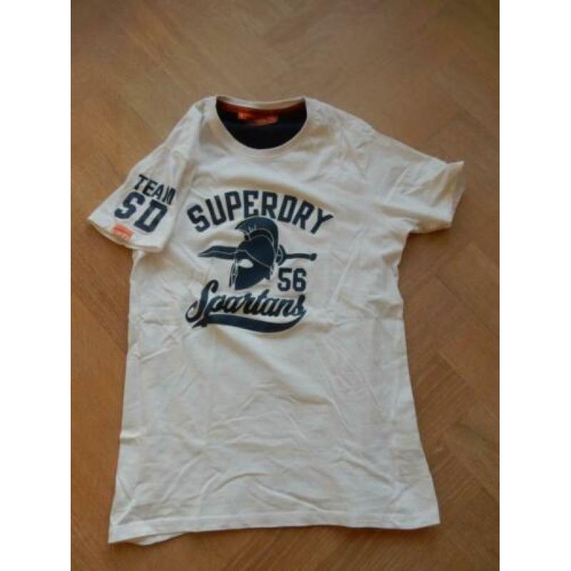 Rood shirt/T-shirt van Superdry, maat L