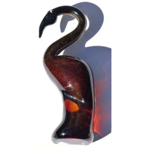 Uitzonderlijk mooie flamingo Murano. Topstuk !!!