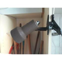 Vintage klemspot lamp spot roest