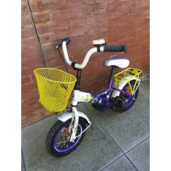loekie kinderfiets ideale fiets om te leren incl zijwieltjes