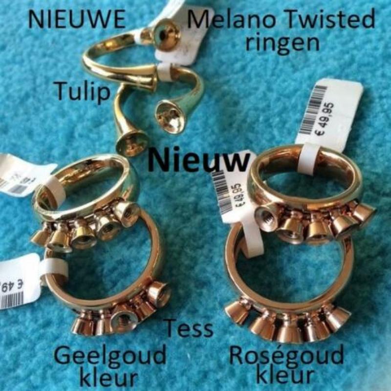 Prachtige NIEUWE Melano Twisted Ringen enTwisted Armband