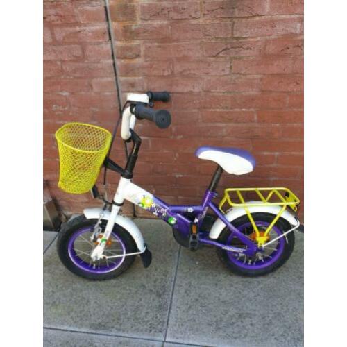loekie kinderfiets ideale fiets om te leren incl zijwieltjes