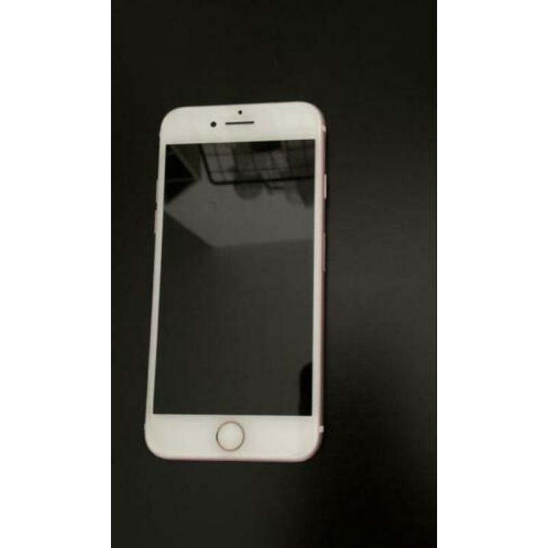 IPhone 7 rose+hoesjes & screenprotector