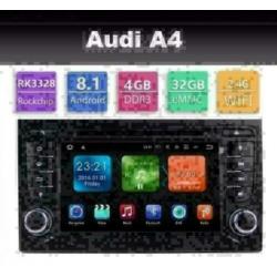 Audi A4 A3 radio navigatie wifi android 8.1 carkit dab+ usb