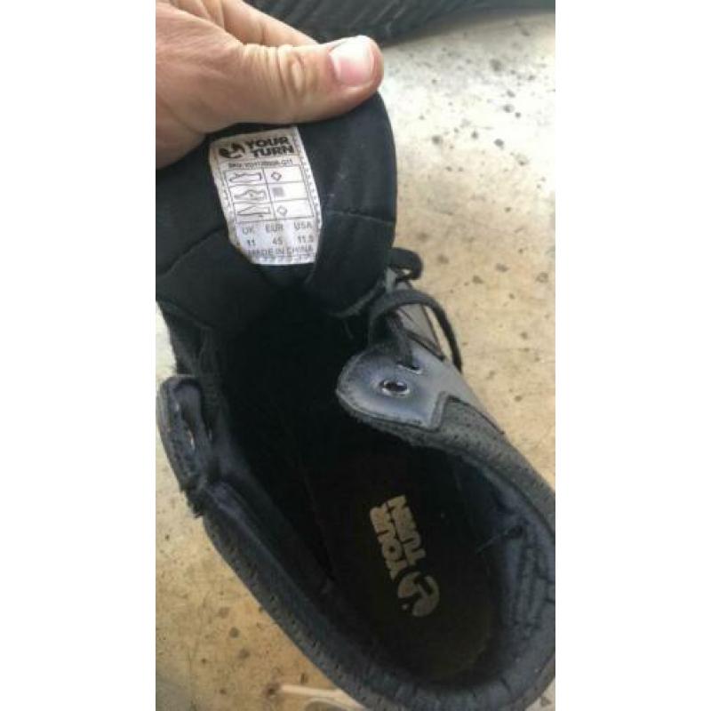 Zwarte sneakers maat 45