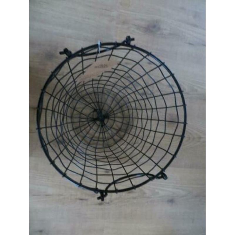 IJzeren korf zwart van het merk Norlander nieuw (Iron Basket