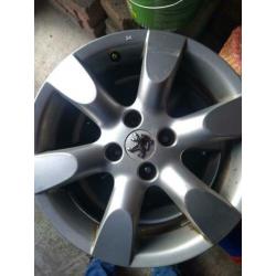 Aluminium velgen voor Peugeot