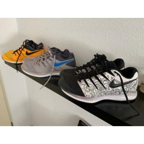 3x Nike Air Zoom Vapor X tennis schoenen mt.43