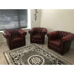 Prachtige Chesterfield set!!!