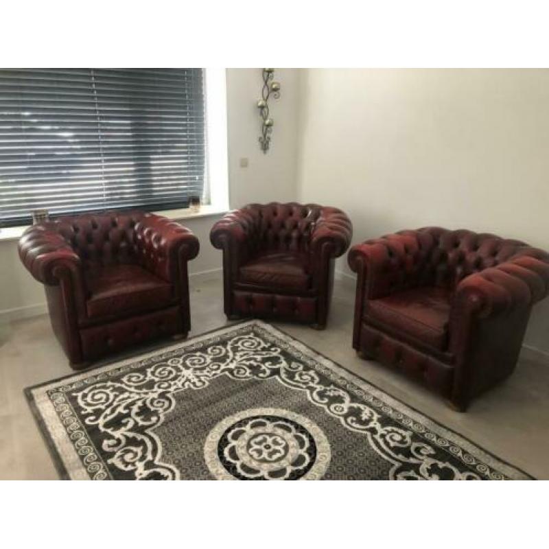 Prachtige Chesterfield set!!!