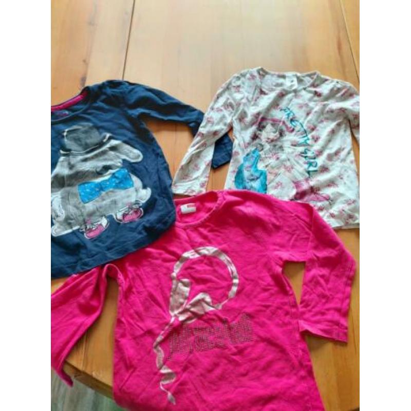 19 stuks meisjes kleding maat 116 veel merk