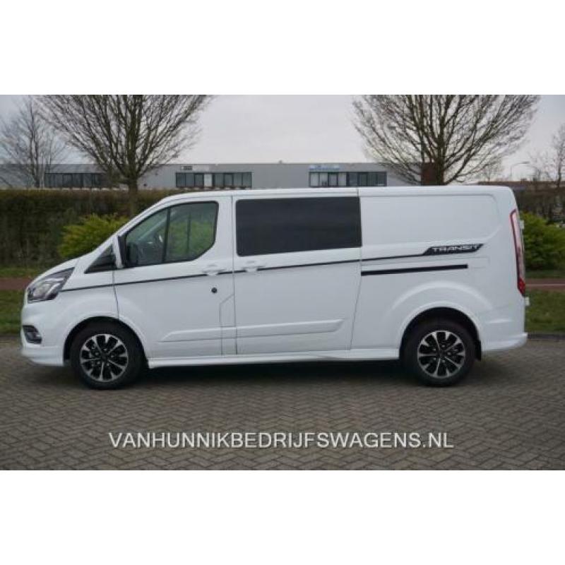 Ford Transit Custom 320L 185PK Sport DC Aut €506 / Maand Air