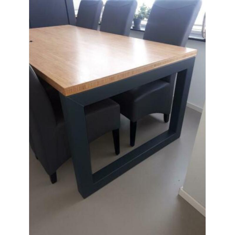 Z.g.a.n. Eetset met 6 stoelen