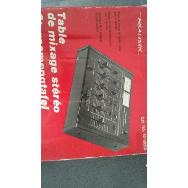Stereo mengpaneel