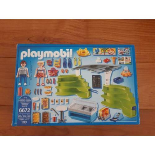 Playmobil set 6672 winkel met snackbar