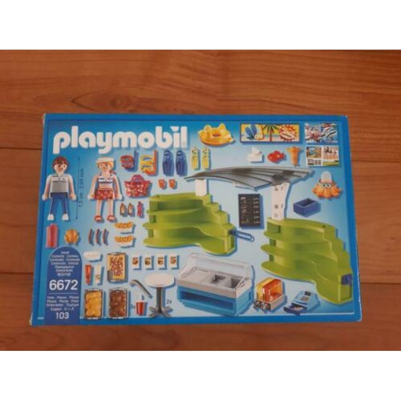 Playmobil set 6672 winkel met snackbar