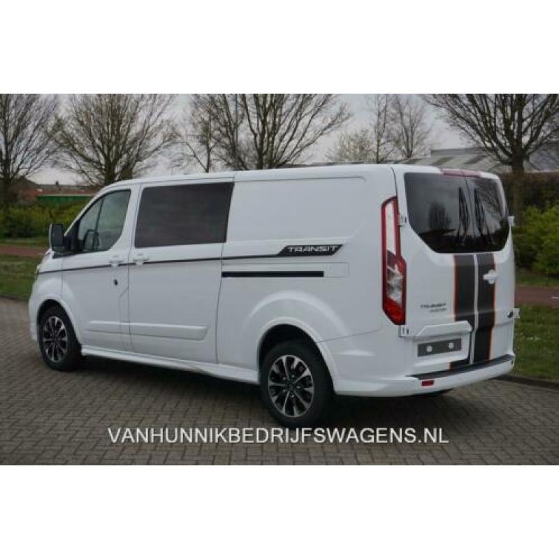 Ford Transit Custom 320L 185PK Sport DC Aut €506 / Maand Air