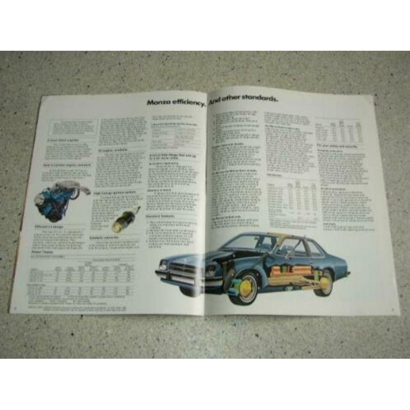 USA brochure Chevrolet Monza 1978