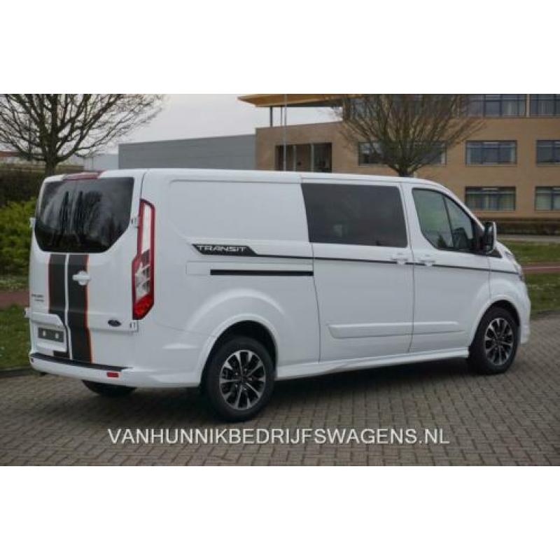 Ford Transit Custom 320L 185PK Sport DC Aut €506 / Maand Air