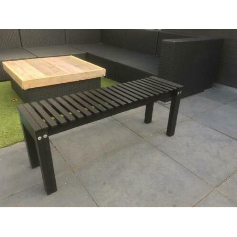 Tuinbankje zwart