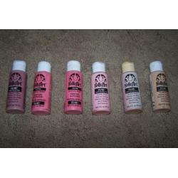 Hobbyverf / acrylaatverf, 30 flesjes