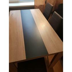 Eettafel met 4stulen