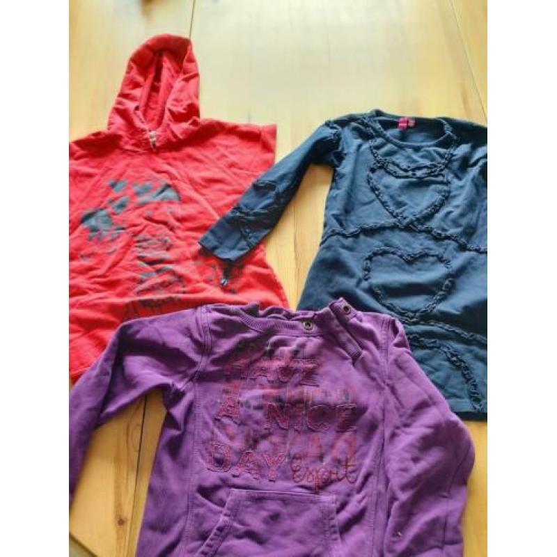 19 stuks meisjes kleding maat 116 veel merk
