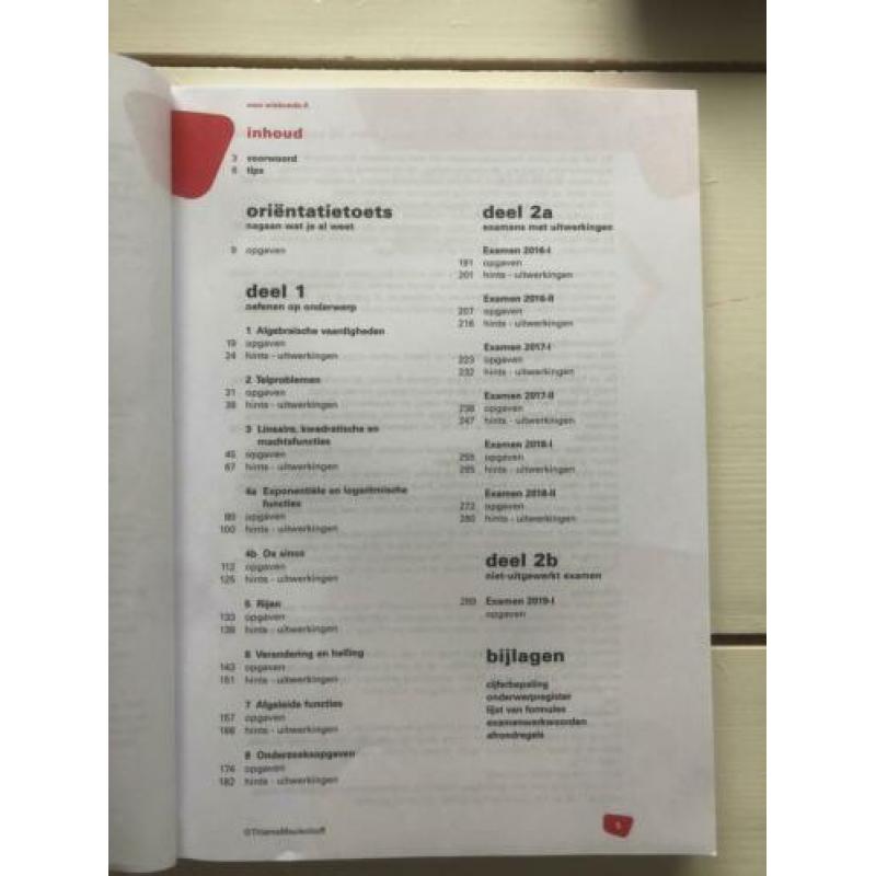 Examenbundel wiskunde A 6VWO